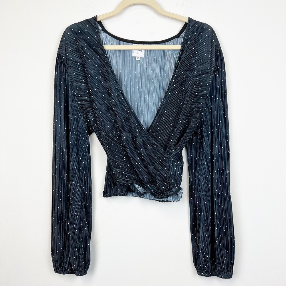 Princess Polly Faux‎ Wrap Blouse Top Size Small